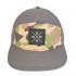 ADJUSTABLE CAMO SNAPBACK STYLE BASEBALL HATS - TWO PANELS TYPE